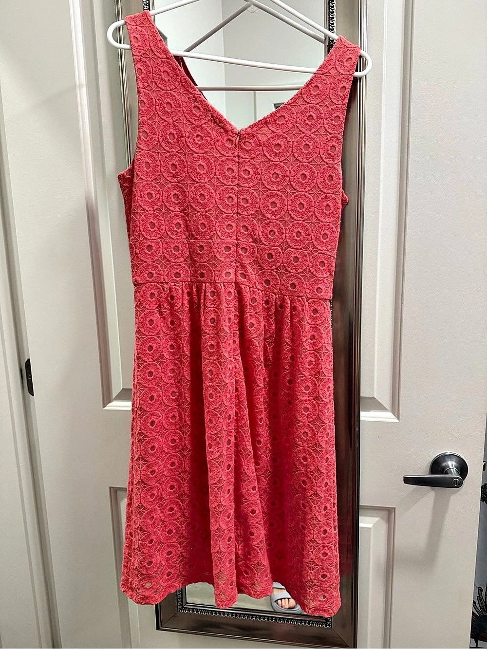 Banana Republic Mad Men Collection Lace Dress Pink Size 8